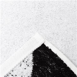 Полотенце махровое Этель «Руки» 70×130 см, 100% хлопок, 420 г/м², чёрно-белое