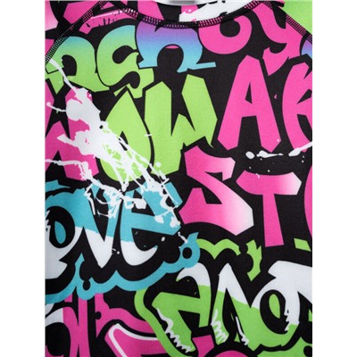 Термокомплект трикот. для девочек: фуфайка (футболка) с длин. рук, брюки