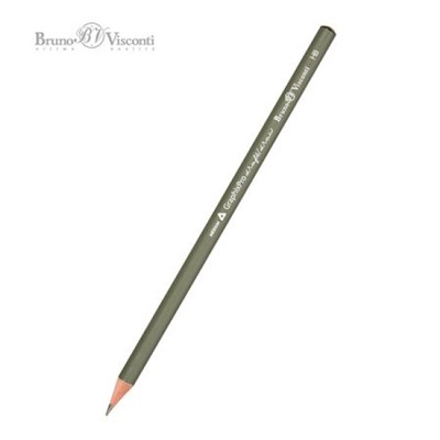Карандаш черногр. "GraphixPro" HB трехгранный 21-0013 Bruno Visconti