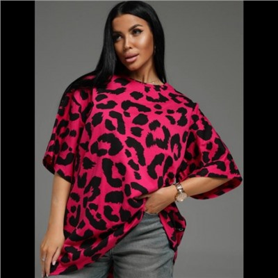 Футболка Ирбис (Малина)