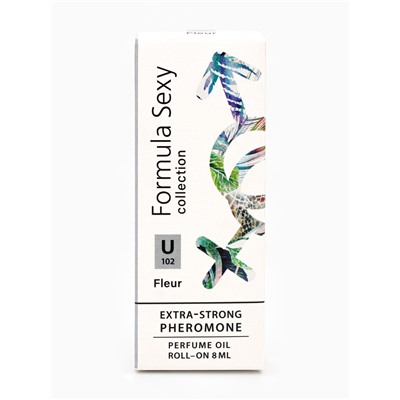 Парфюмерное масло женское с феромонами Formula Sexy Collection Fleur U102, 8 мл (по мотивам Fleur Narcotique (Ex Nihilo)