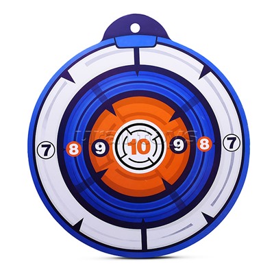 Автомат "Шорох" с мягкими пулями и мишенью, в коробке