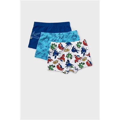 Трусы трикотажные для мальчиков - боксеры, 3 шт в комплекте PLAYTODAY, 1241553