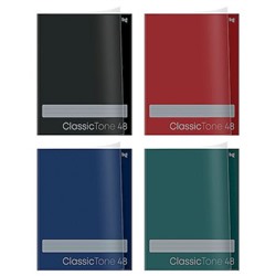 Тетрадь  48л клетка пластиковая обложка "Классический тон/ClassicTone" 06795 BG