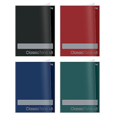 Тетрадь  48л клетка пластиковая обложка "Классический тон/ClassicTone" 06795 BG