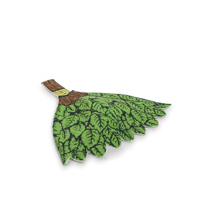 Шапка для бани и сауны «Веник», полиэфир 70%, шерсть 30%