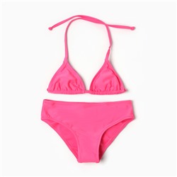 Купальник раздельный для девочек, цвет розовый, рост 104-110 см