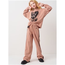 Комплект трикотажный для девочек: толстовка, брюки