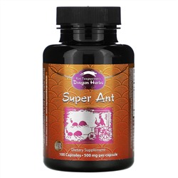 Dragon Herbs, Super Ant, 500 мг, 100 капсул