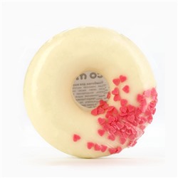 Бомбочка пончик для ванны с поливкой, 120 г, аромат кокоса, PICO MICO