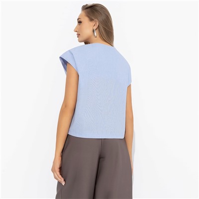 Жилет оверсайз, Дерзкий шарм (голубой)