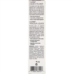 Wet n Wild, Жидкая подводка для глаз MegaLiner Metallic, оттенок Cosmic Black, 3,5 мл