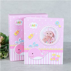 Фотоальбом 80 фото 10x15 С новорожденным / 9546 /уп 48/