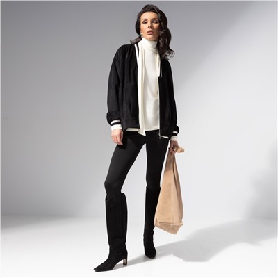 Бомбер из вельвета на подкладе, Модная стратегия