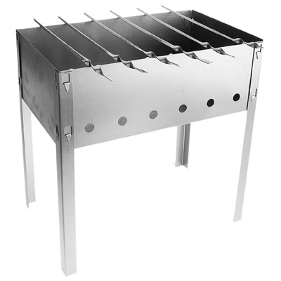 Мангал maclay "Эконом", 6 шампуров, 40×25×40 см, металлический, разборный
