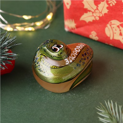 Фигурка «Змейка Здоровья», селенит