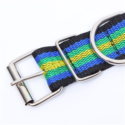 Ошейник четырехслойный, 50×3 см, разноцветный