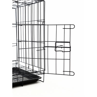 Клетка для собак 61×42×50 см, чёрная