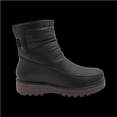 Сапоги на меху 8201-1 черные