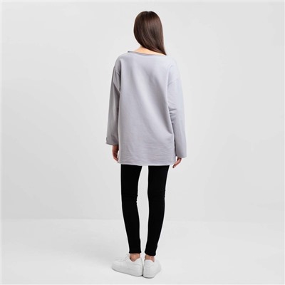 Лонгслив женский MIST, размер 44-46, серый