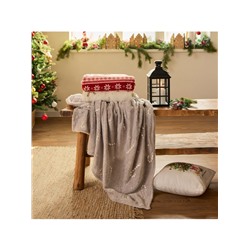 Плед светящийся в темноте «Этель. Candy cane», 180×200 см,100% п/э, корал-флис, 220 г/м²