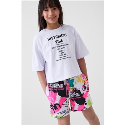 Шорты трикотажные для девочек, 2 шт в комплекте PLAYTODAY, 1240382