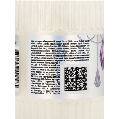 Гель для душа Vanilla Dreams, 300 мл, ванильная нежность