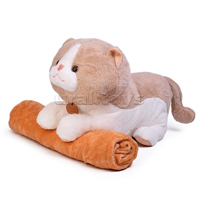 Мягкая игрушка "Кошка" с пледом