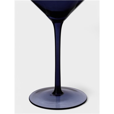 Бокал для вина Magistro «Иллюзия», 540 мл, 10×24 см, стекло, синий