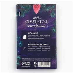 Подарочный набор новогодний, планер-стикеры 30 листов, ручка пластик «Зима подарит чудо! Твой самый лучший год!»