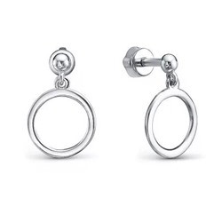 Серьги, без вставки, В10-1726