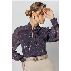 Блузка женская  7103/02/Антрацитовый