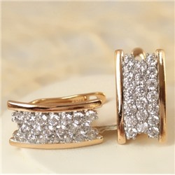 Серьги позолота H01-15298