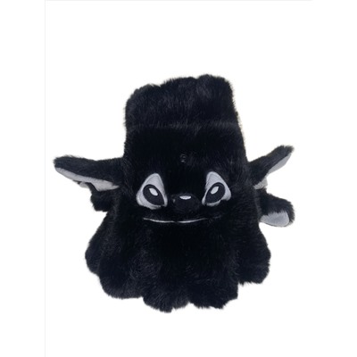 Тёплые подростковые перчатки, цвет черный