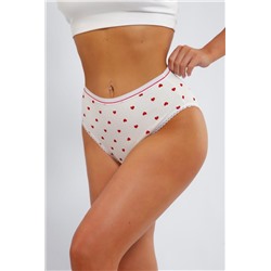 трусы женские бикини 74376 (Сердечки)