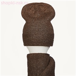 992080 Комплект женский (колпак+шарф) (56-58)