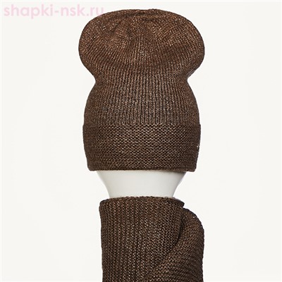 992080 Комплект женский (колпак+шарф) (56-58)