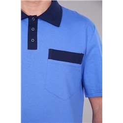 Брэдли - футболка голубой