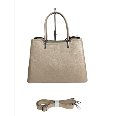 Женская сумка из искусственной кожи, цвет бежевый