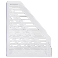 Лоток для бумаг вертикальный 160 мм XXL прозрачный ЛТВ-30554 Стамм