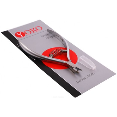 YOKO Кусачки маникюрные для кутикулы / Professional Quality SK 017/4, спиральная пружина, ручная заточка, 4 мм 5050
