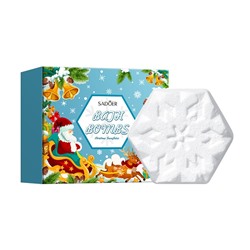 Бомбочка для ванны СНЕЖИНКА Sadoer, 100 гр.