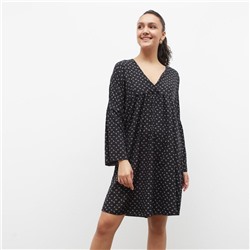 Платье мини женское MINAKU: Green trend, чёрное, размер 42