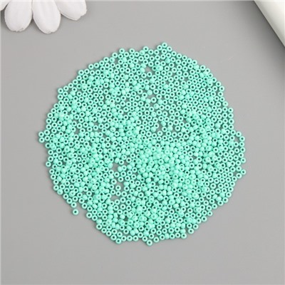 Бисер стекло 12/0 «Зелёная вода», ровный №668, 450 г