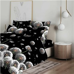 КПБ "Белые одуванчики" бязь хлопок 100% 1, 5 сп.