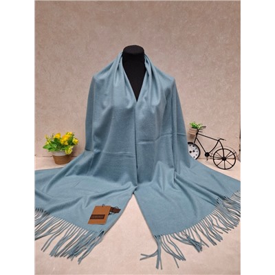 Тёплый палантин, цвет бирюзовый