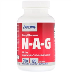 Jarrow Formulas, NAG, 700 мг, 120 растительных капсул