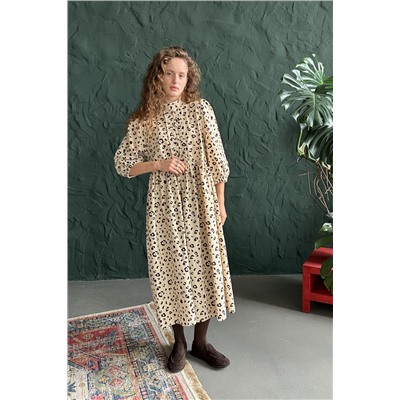 Платье  SEPTEMBER104/01/Бежевый, коричневый