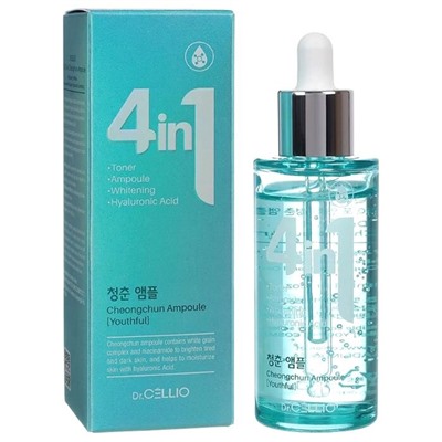 DR.Cellio Сыворотка для лица с гиалуроновой кислотой G50 4 In 1 Cheongchun Ampoule Hyaluronic Acid