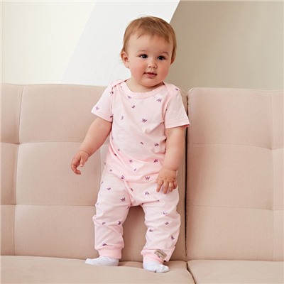 Футболка детская детская MINAKU, рост 74-80 см, розовая